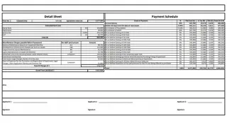 An image of a cost sheet document.