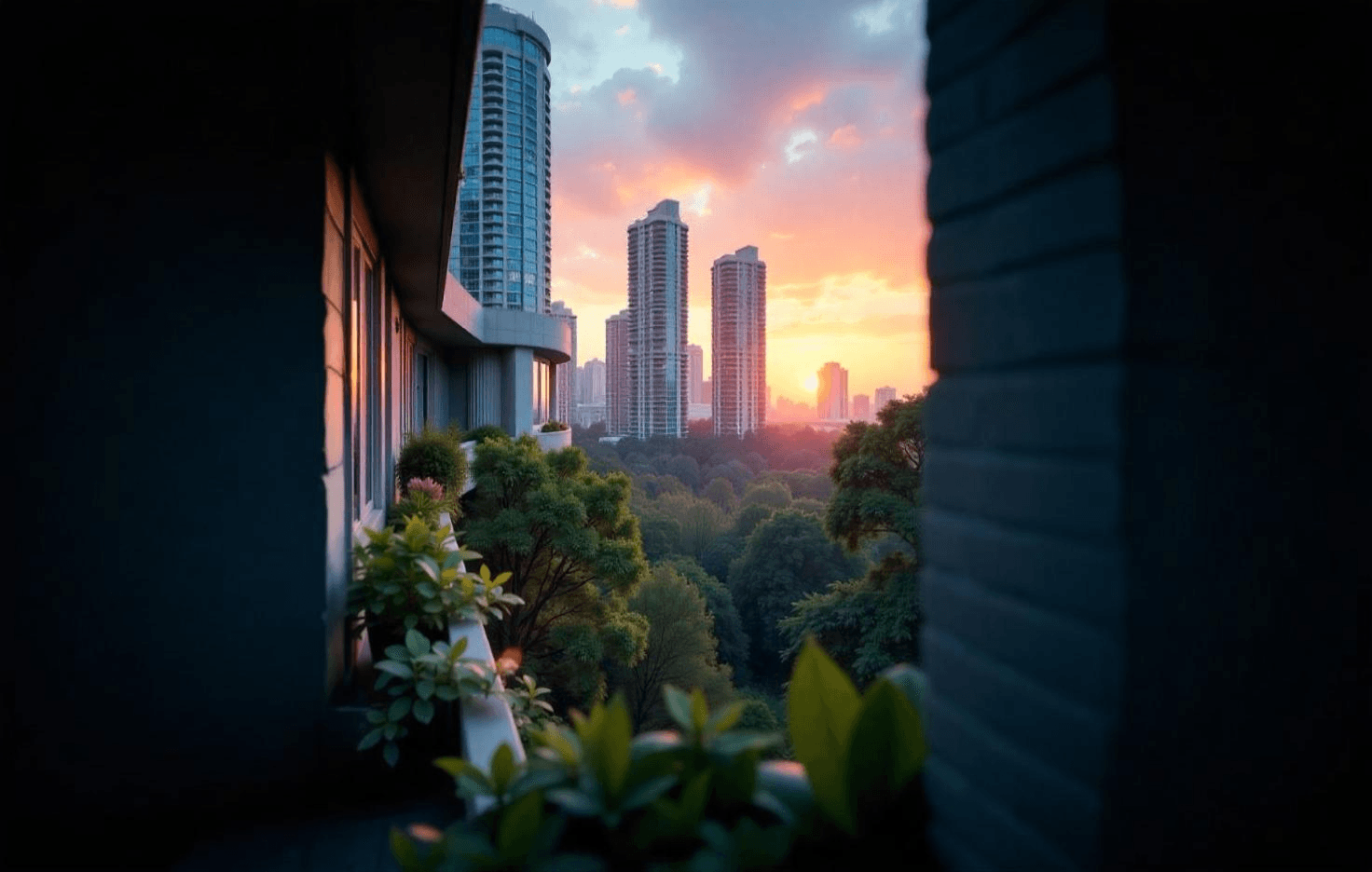 A close-up of a tree with vibrant green leaves.